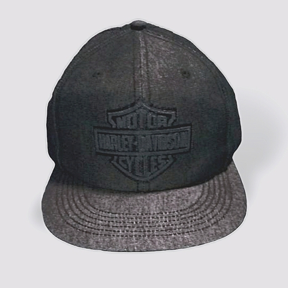 Harley-Davidson Other - Harley-Davidson® • Bar & Shield Denim Snapback Cap • One Size • Black • NEW